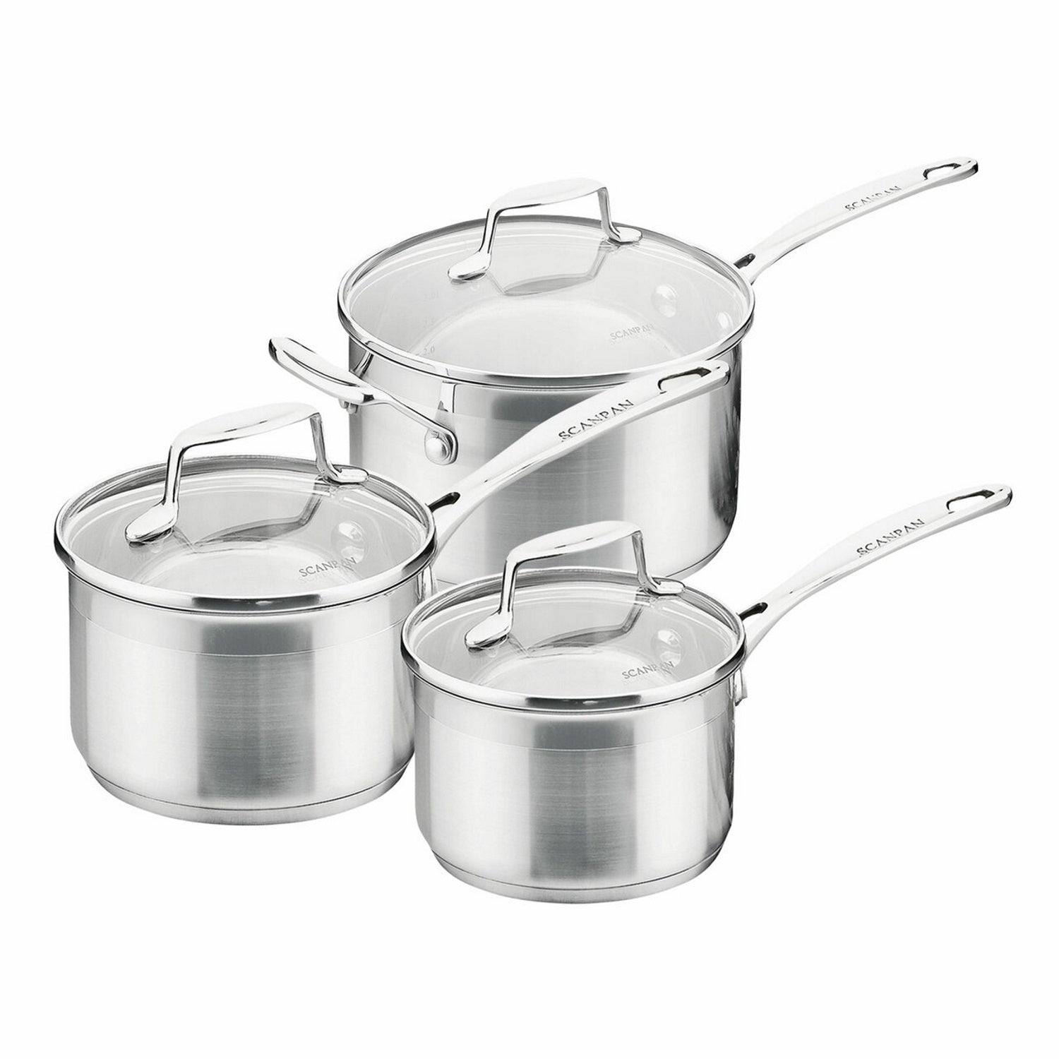 Impact 3pc Saucepan Set